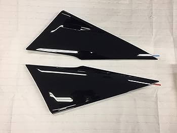 50プリウス　後期　リアピラー YOURS プリウス 50 リアピラーカーボンカバー×2PCS ZVW50 ZVW51